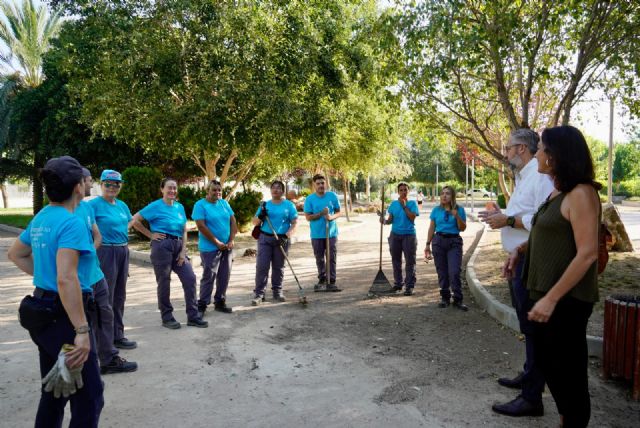 Continúan los trabajos de los alumnos del Programa Mixto de Empleo y Formación en Santomera