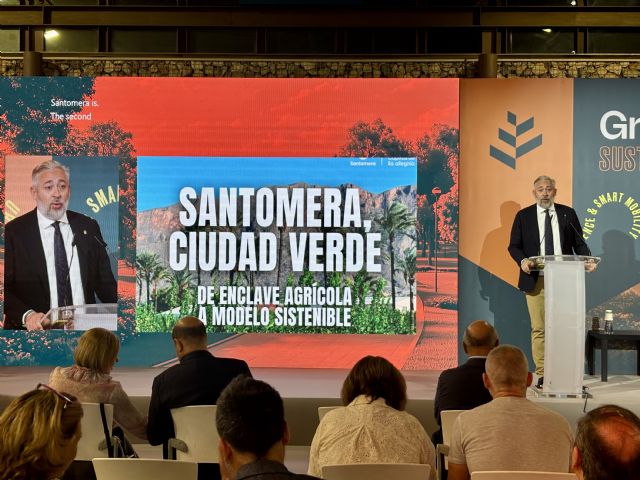 Santomera exhibe en 'Greencities 2025' en Málaga su apuesta por la sostenibilidad y la innovación Santomera exhibe en 'Greencities 2025' en Málaga su apuesta por la sostenibilidad y la innovación